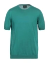 Giorgio Armani Man Sweater Emerald Green Size 48 Silk, Cotton