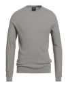 Giorgio Armani Man Sweater Grey Size 44 Cotton, Cashmere, Silk In Gray