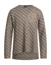 Giorgio Armani Man Sweater Grey Size 44 Mohair Wool, Alpaca Wool, Polyamide In Multi