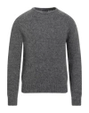 Giorgio Armani Man Sweater Grey Size 50 Alpaca Wool, Wool, Polyamide In Gray