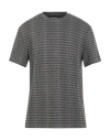 Giorgio Armani Man Sweater Grey Size 50 Viscose, Elastane In Gray