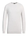 Giorgio Armani Man Sweater Light Grey Size 38 Cotton, Cashmere, Silk