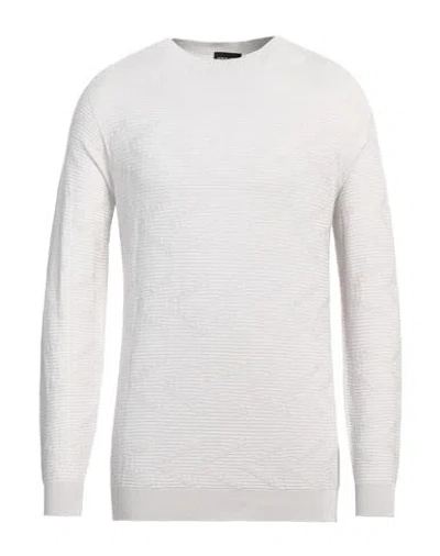 Giorgio Armani Man Sweater Light Grey Size 36 Cotton, Cashmere, Silk