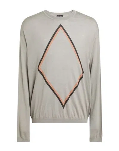 Giorgio Armani Man Sweater Light Grey Size 46 Virgin Wool