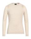 Giorgio Armani Man Sweater Light Pink Size 48 Virgin Wool, Polyester