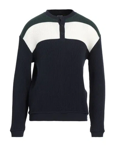 Giorgio Armani Man Sweater Midnight Blue Size 42 Cotton