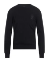 Giorgio Armani Man Sweater Midnight Blue Size 48 Virgin Wool In Blue