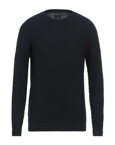 Giorgio Armani Sweaters In Blue