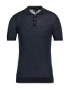 Giorgio Armani Man Sweater Midnight Blue Size 38 Silk, Cashmere, Linen