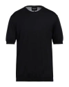Giorgio Armani Man Sweater Midnight Blue Size 46 Silk, Cotton