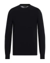 Giorgio Armani Man Sweater Midnight Blue Size 46 Virgin Wool