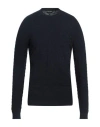 Giorgio Armani Man Sweater Midnight Blue Size 48 Cotton, Cashmere, Silk, Polyamide, Elastane