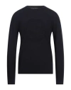 Giorgio Armani Man Sweater Midnight Blue Size 48 Virgin Wool In Blue