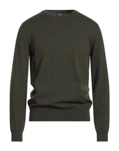 Giorgio Armani Man Sweater Military Green Size 44 Cashmere