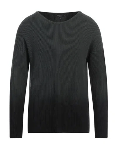 Giorgio Armani Man Sweater Military Green Size 48 Virgin Wool