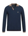 Giorgio Armani Man Sweater Navy Blue Size 44 Virgin Wool