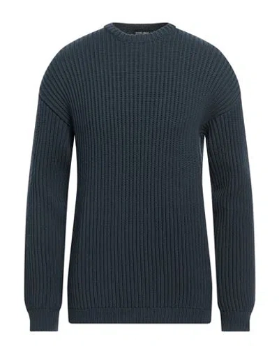 GIORGIO ARMANI GIORGIO ARMANI MAN SWEATER NAVY SIZE 46 VIRGIN WOOL
