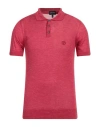 Giorgio Armani Man Sweater Red Size 44 Silk, Cashmere, Linen