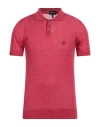 Giorgio Armani Man Sweater Red Size 38 Silk, Cashmere, Linen In Red