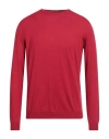 Giorgio Armani Man Sweater Red Size 46 Silk, Cotton