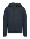 Giorgio Armani Man Sweatshirt Midnight Blue Size 50 Cotton, Cashmere, Viscose, Polyamide, Polyester