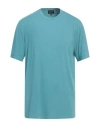 Giorgio Armani Man T-shirt Emerald Green Size 48 Viscose, Elastane