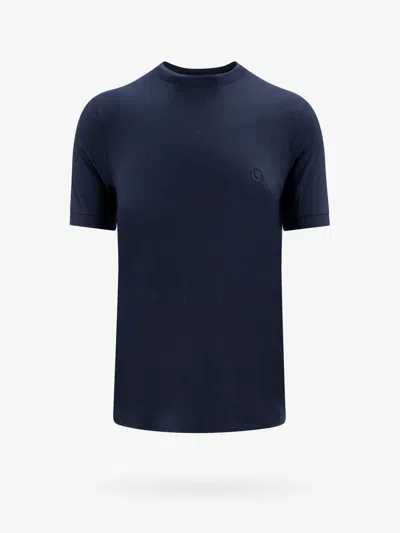 Tシャツ・カットソー GIORGIO ARMANI Men T Shirts 3GST52SJP4ZUBSG Dark Blue GIORGIO ARMANI: T-shirt men - Blue | Giorgio Armani t-shirt