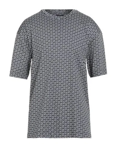 Giorgio Armani Man T-shirt Midnight Blue Size 50 Cotton