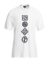 Giorgio Armani Man T-shirt White Size 48 Viscose