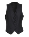 Giorgio Armani Man Tailored Vest Black Size 44 Virgin Wool In Black