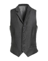 Giorgio Armani Man Tailored Vest Grey Size 44 Virgin Wool, Cashmere, Polyamide, Elastane In Gray
