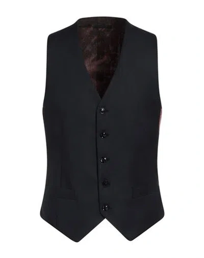 Giorgio Armani Man Tailored Vest Lead Size 48 Virgin Wool In Grey