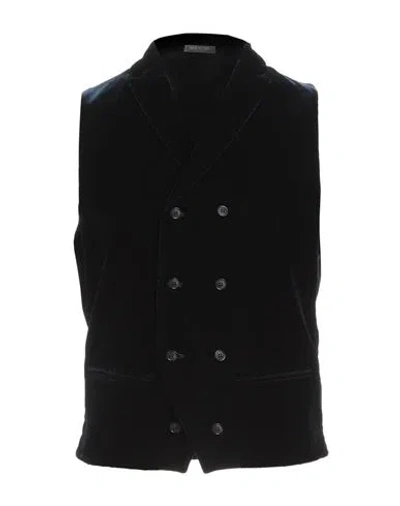 Giorgio Armani Man Tailored Vest Midnight Blue Size 42 Viscose, Cupro, Elastane