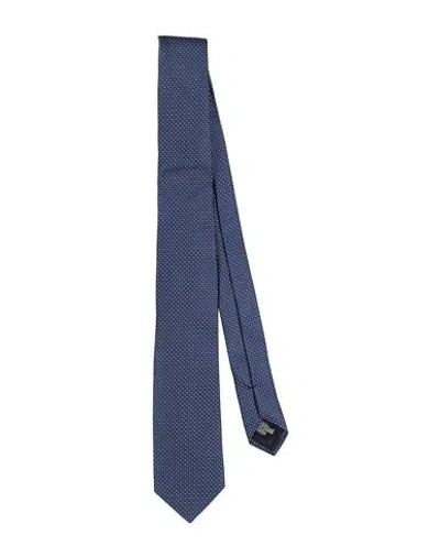 Giorgio Armani Man Ties & Bow Ties Blue Size - Silk