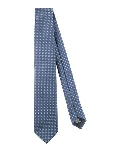 Giorgio Armani Man Ties & Bow Ties Blue Size - Silk