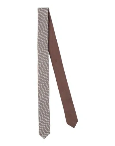 Giorgio Armani Man Ties & Bow Ties Brown Size - Silk