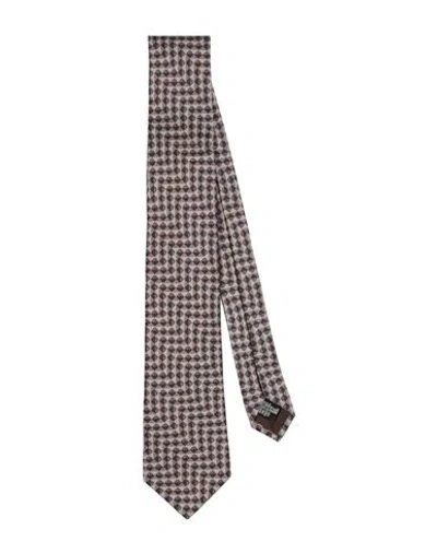 Giorgio Armani Man Ties & Bow Ties Brown Size - Silk