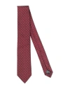 Giorgio Armani Man Ties & Bow Ties Burgundy Size - Silk In Red