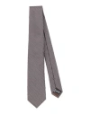 Giorgio Armani Man Ties & Bow Ties Charcoal Size - Silk, Acrylic In Gray
