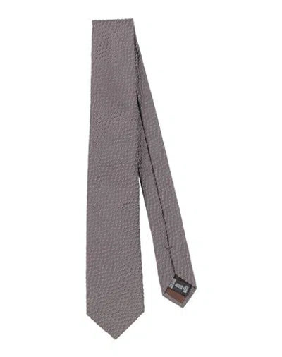 Giorgio Armani Man Ties & Bow Ties Charcoal Size - Silk, Acrylic In Gray
