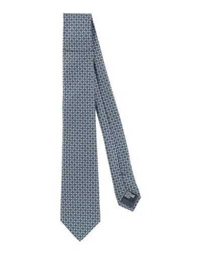 Giorgio Armani Man Ties & Bow Ties Deep Teal Size - Silk In Green