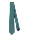 Giorgio Armani Man Ties & Bow Ties Emerald Green Size - Silk In Green