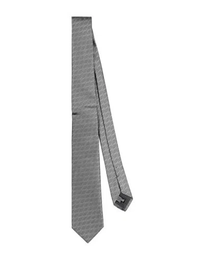 Giorgio Armani Man Ties & Bow Ties Grey Size - Silk