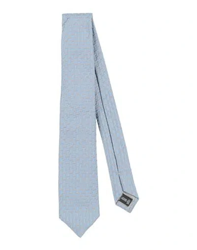 Giorgio Armani Man Ties & Bow Ties Light Blue Size - Silk
