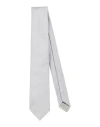 Giorgio Armani Man Ties & Bow Ties Light Grey Size - Silk In White