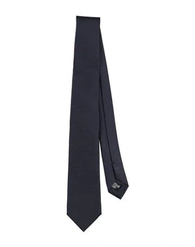 Giorgio Armani Man Ties & Bow Ties Midnight Blue Size - Silk