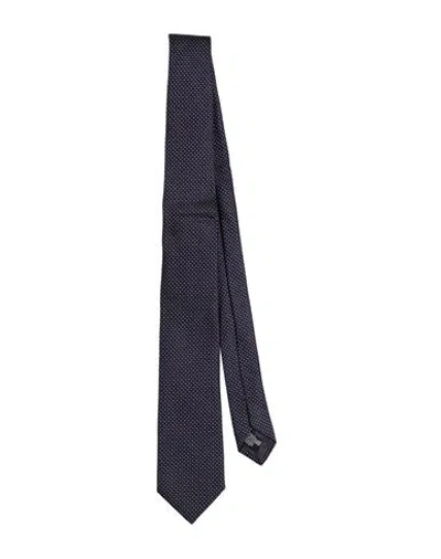 Giorgio Armani Man Ties & Bow Ties Midnight Blue Size - Silk