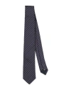 Giorgio Armani Man Ties & Bow Ties Navy Size - Silk In Navy