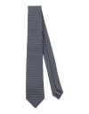 Giorgio Armani Man Ties & Bow Ties Navy Size - Silk In Gray