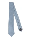 Giorgio Armani Man Ties & Bow Ties Pastel Blue Size - Silk, Cotton